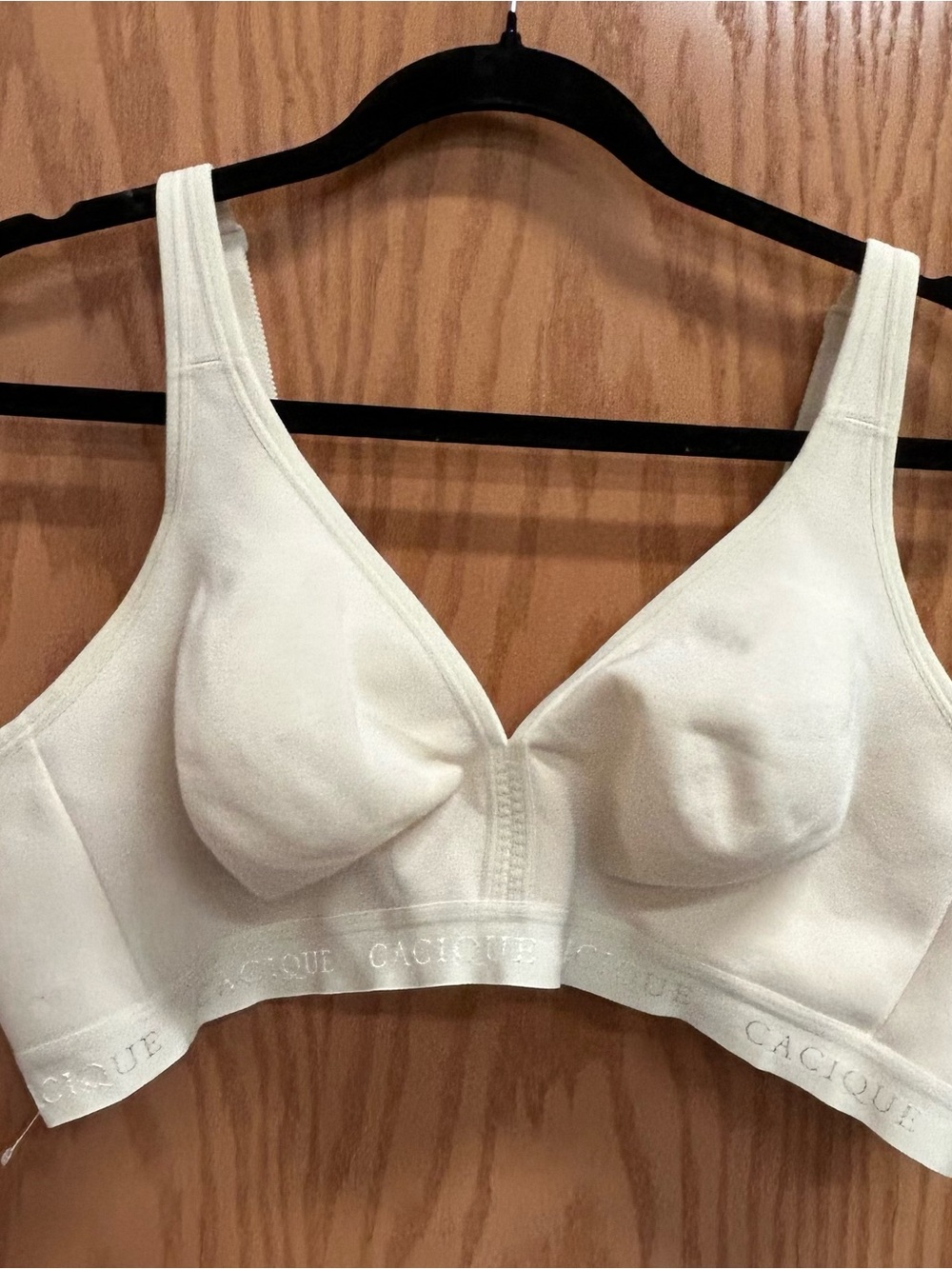 Cacique Cream Wireless Soft-Cup Bra